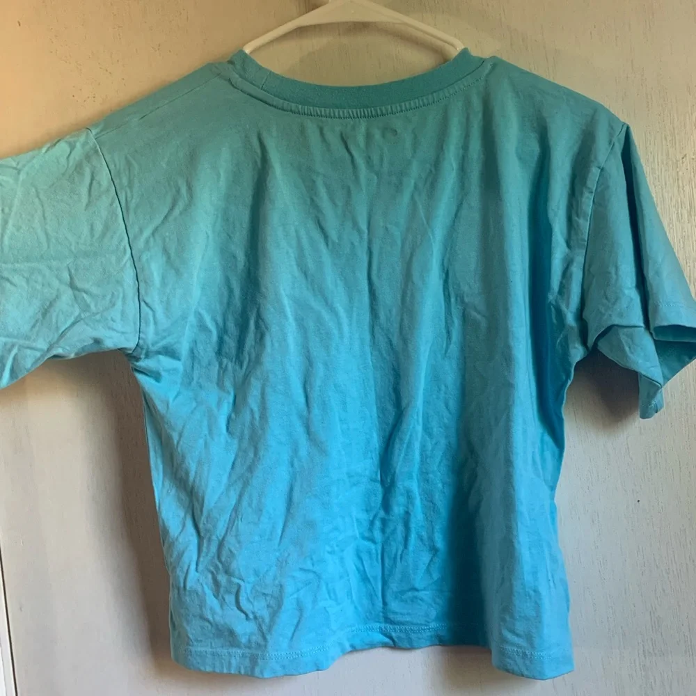 Champion light blue cropped t-shirt - Picture 2 of 3